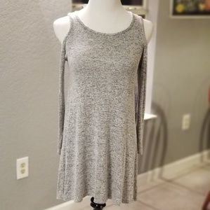 TMG Peek-A-Boo Shoulder Mini Dress